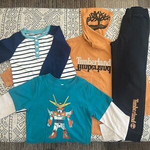 Boys size 7 long sleeve and set